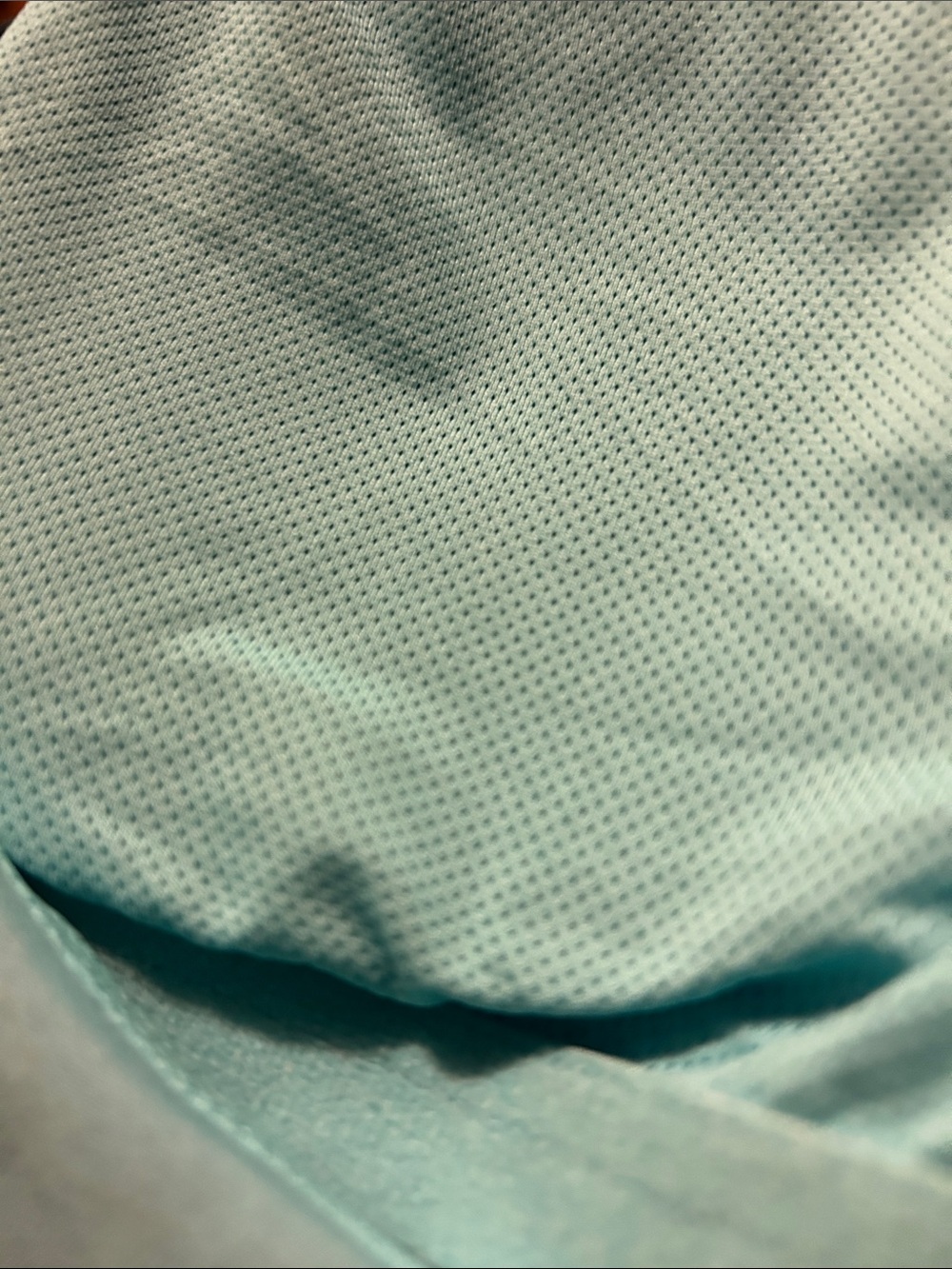 Light Blue Ribbed Cropped Tank Top M - Picture 3 of 3